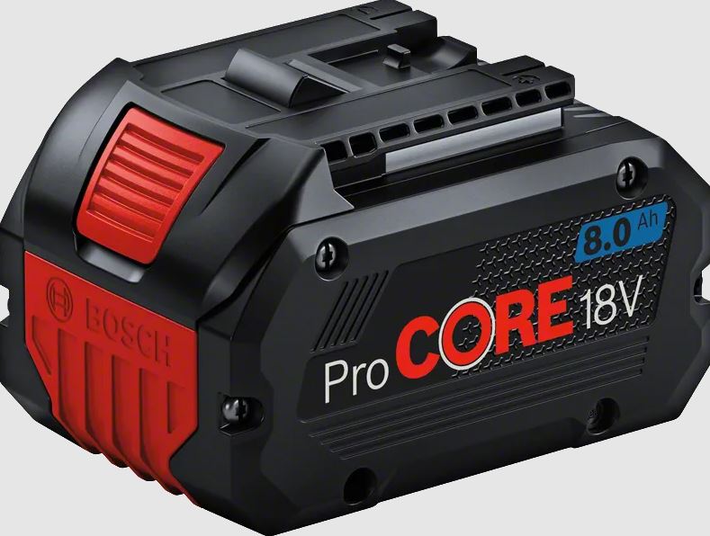 Bosch accu procore 18v 8,0ah eur/pc