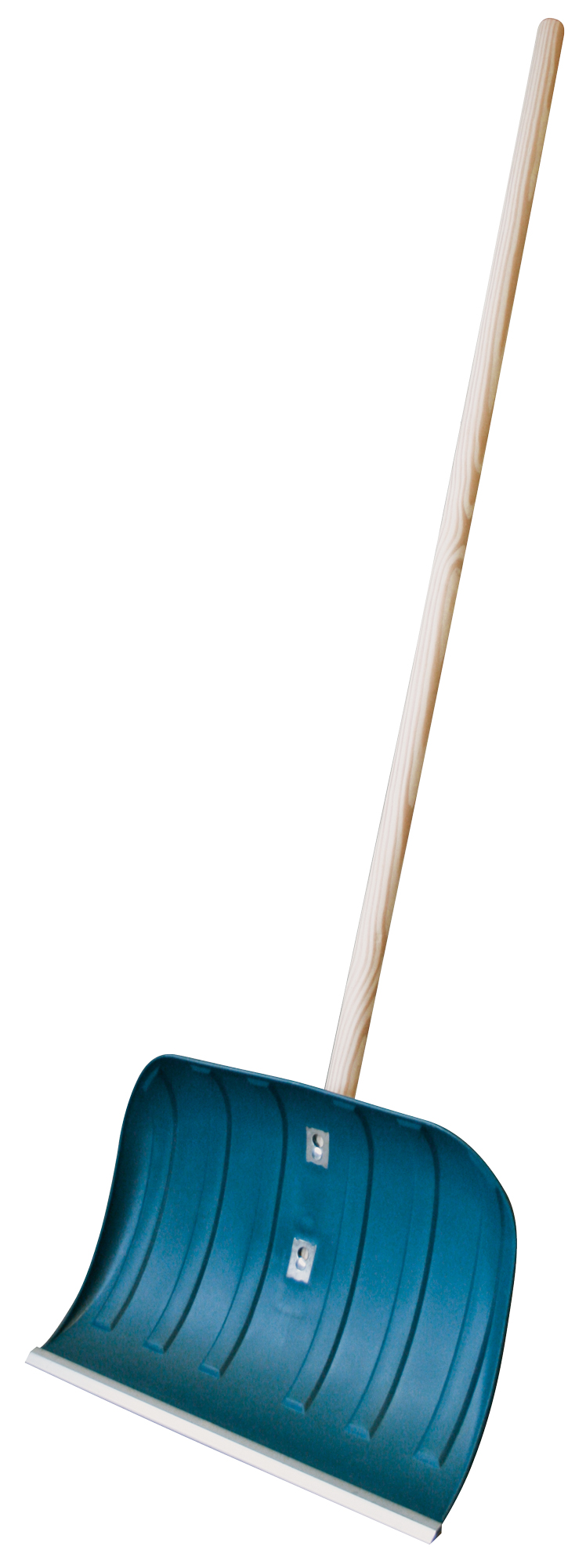 Prax poussoir a neige polypro avec manche en bois eur/pc