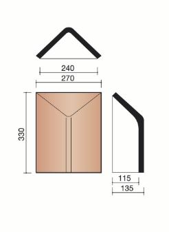 Esprit patrimoine about de faitiere angulaire noir de vigne 885