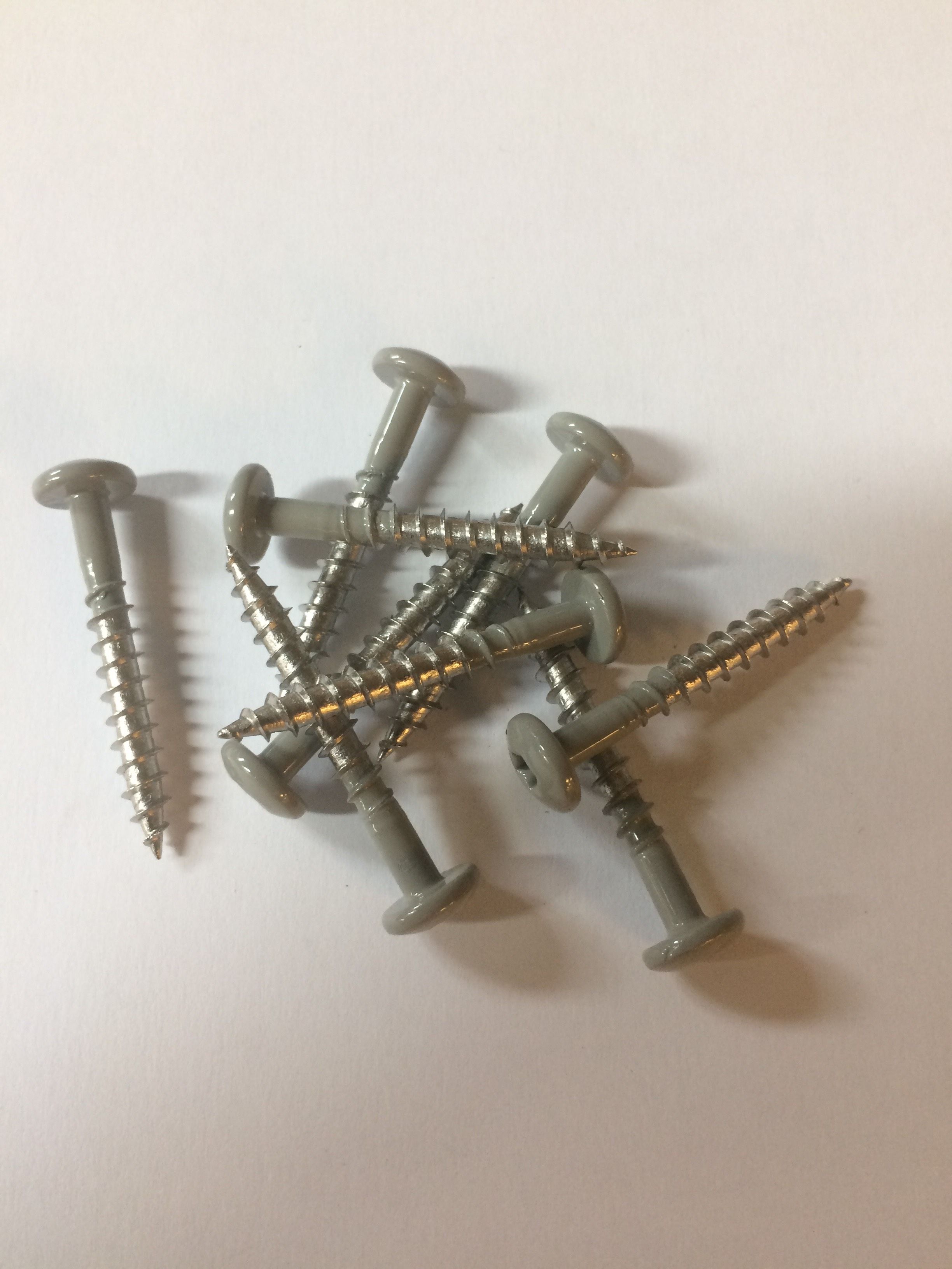 Trespa inox vis a4 4,8x38 gris pierre ral7030 100pcs/bt eur/bt