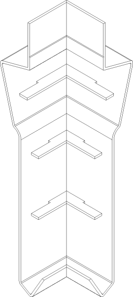 Dp 160 coin exterieur 0008 brun fonce eur/pc