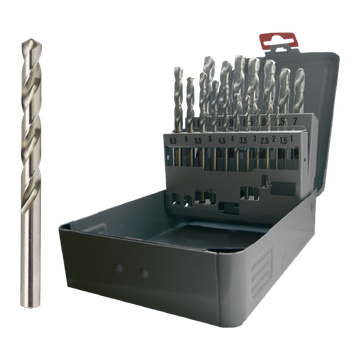 Pg foret a metal hss super en casette 19pcs