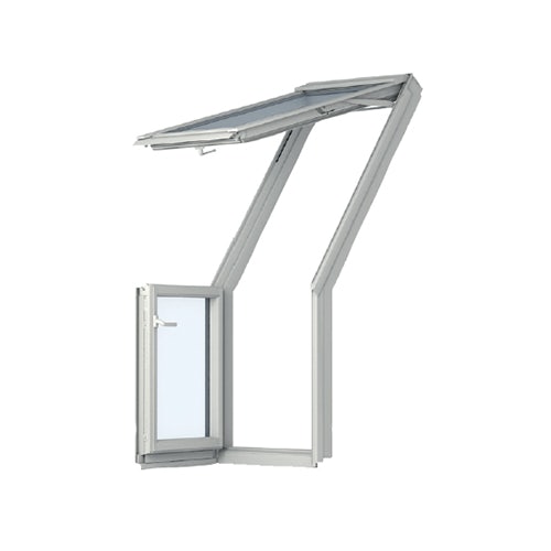 Velux vea 2065g m35 triple vitrage bois blanc