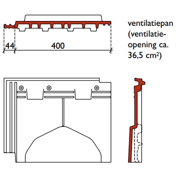 Lf fontenelle tuile chatiere dbl black