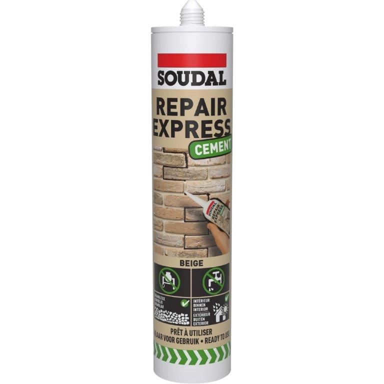 Soudal ciment repair 300ml ral 1015 eur/pcs