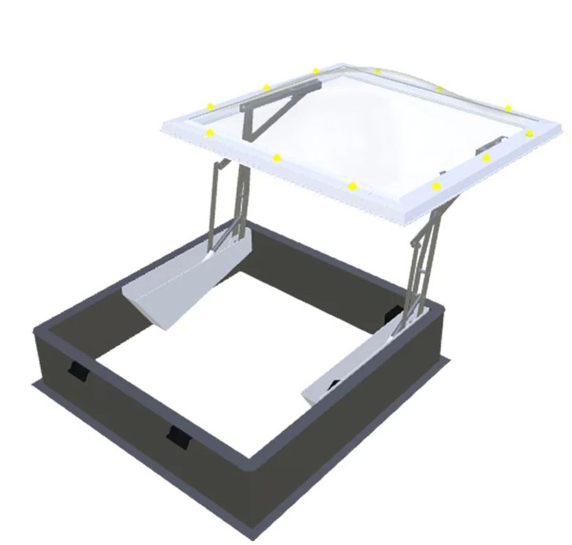 Skymax ce systeme de ciseaux avec costiere en metallique m30 120x120 eur/pc