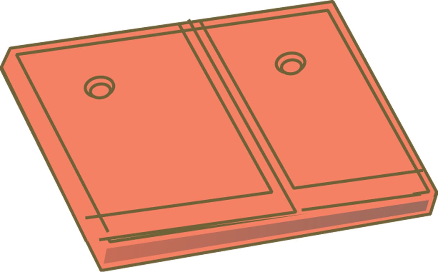 Ml elysee tuile courte ardoise