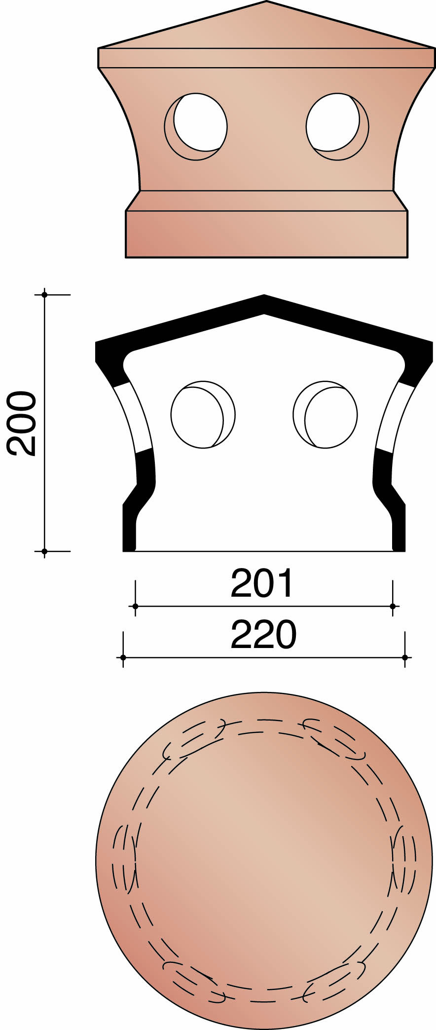 Migeon vauban mitron aeration 150 grese bourgogne 882