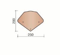 Migeon/bisch se  fronton universelle faitiere rouge naturel 600