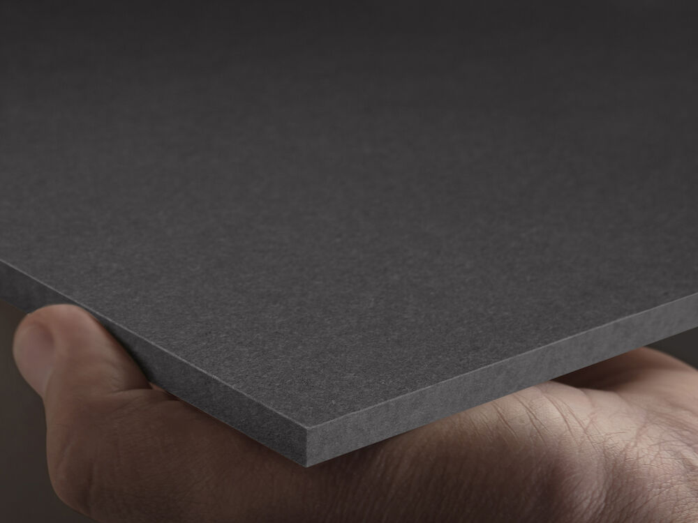 Natura n074 nc2 8mm 3130x1280mm noir 4,01m2 bords non-rectifies eur/m2