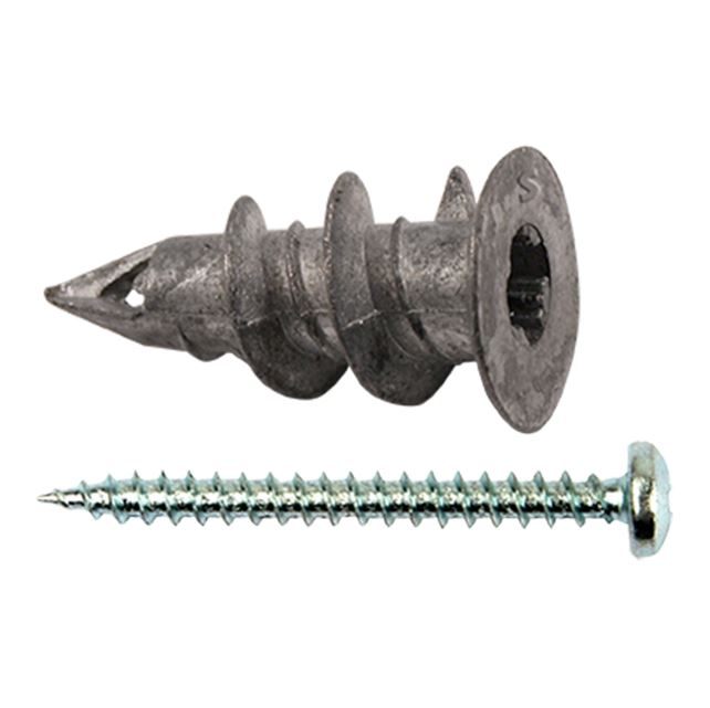 Pg cheville autofor pr gyproc + vis 15x29 zn