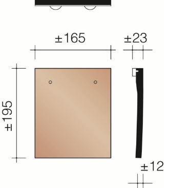 Keymer tuile raccourcie goxhill autumn brown d95