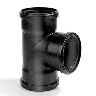 Pe (pp) piece-t  90degre 90mm eur/pcs