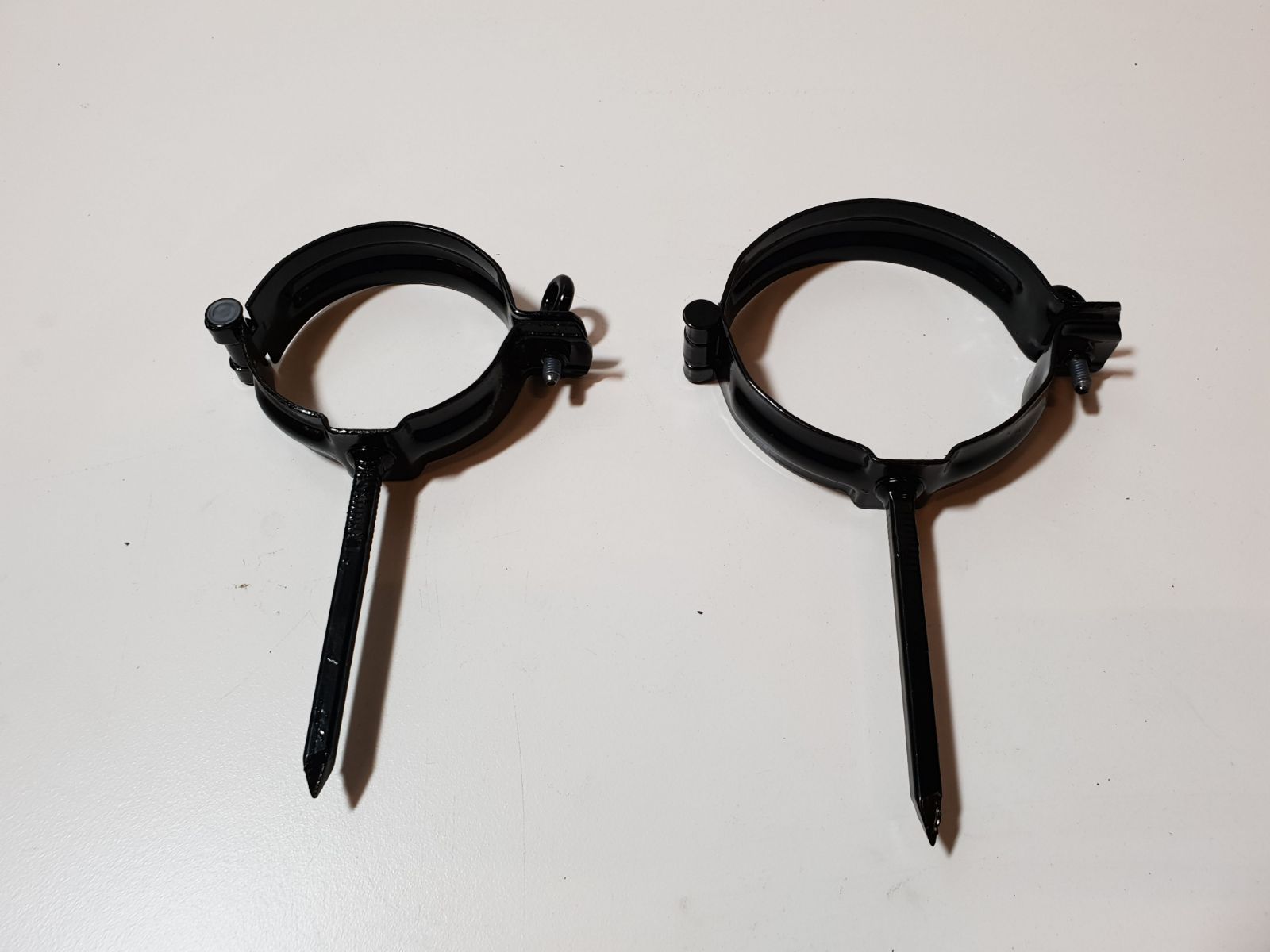 Zinc vm inox collier charniere   80 mm anthracite 25pcs/bt eur/pc 220030511