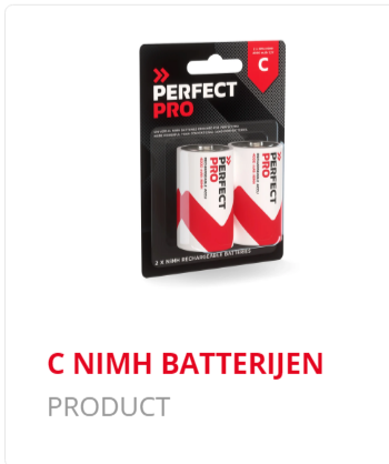 Pm perfectpro size c-nimh 4000mah batterie 2pcs/paq eur/pcs
