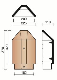 Migeon actua about d'aretier angulaire blanc titane 923