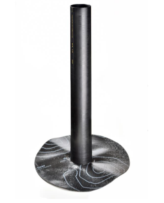 Roof avaloir pe dia  90 l 60cm + bavette roof eur/pcs