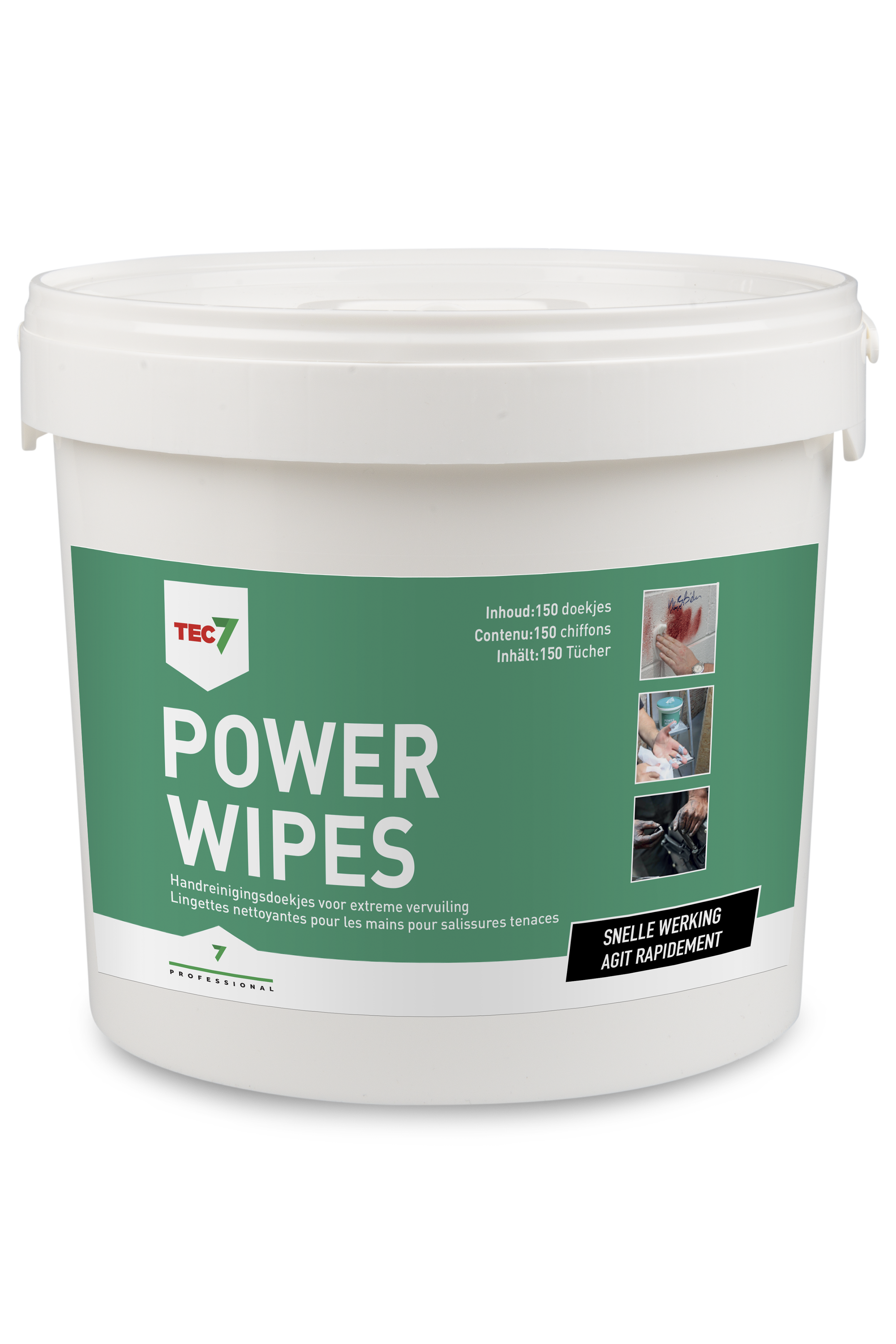 Nova powerwipes seau 150pcs/seau eur/pc