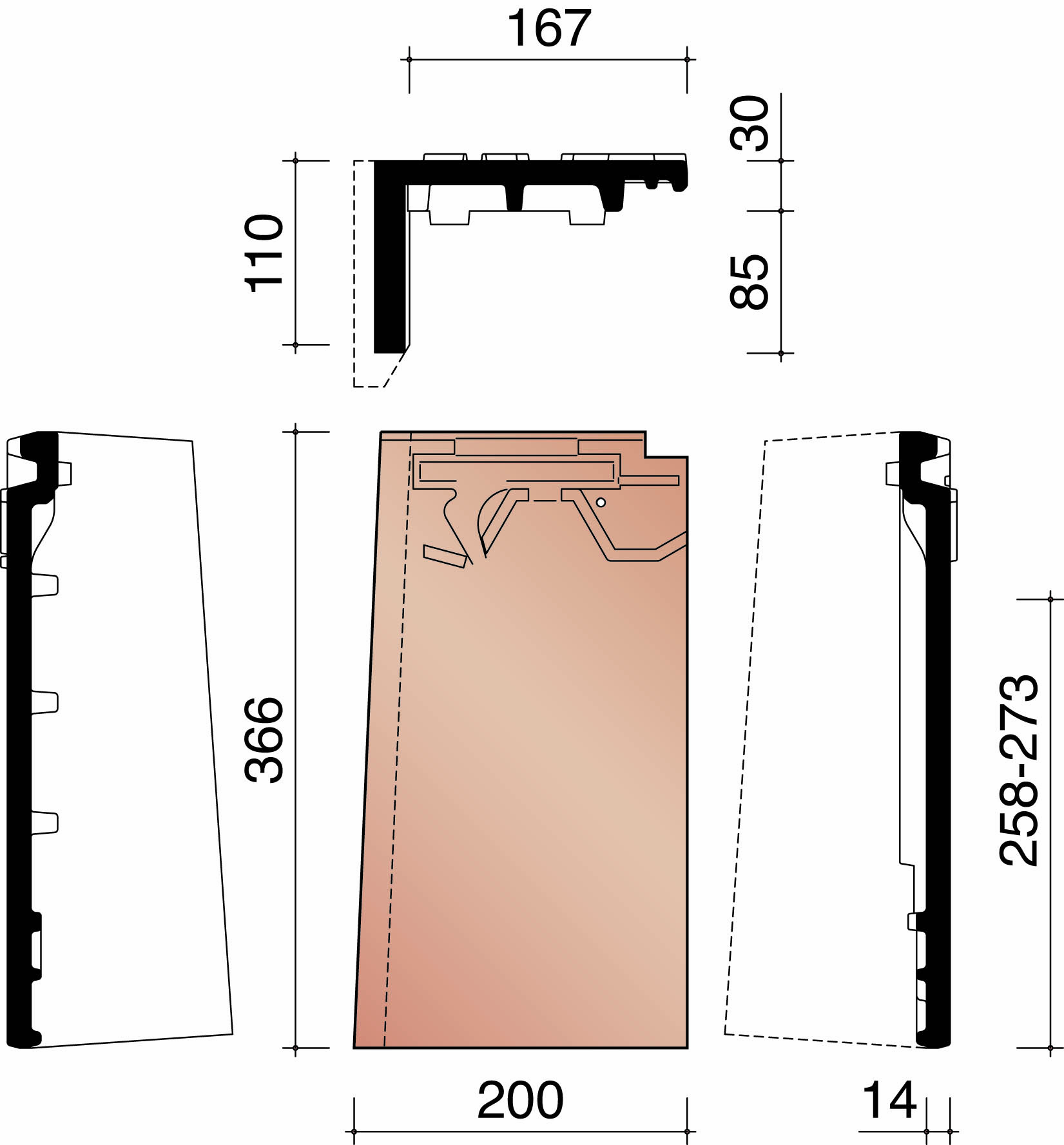 Migeon vauban tuile de rive gauche nuage 875