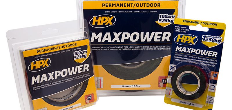 Hpx power outdoor noir 19mm x 16,5m