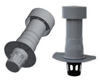 Rhepanol ventilation toit plat plastique + bavette hfk 125mm