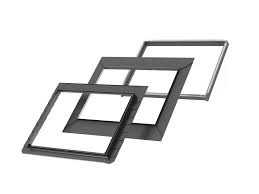 Velux raccordements  edls 2000 mmk06 2en1 pro+ y compris le cadre isolant bdx et la collerette de sous-toiture bfx