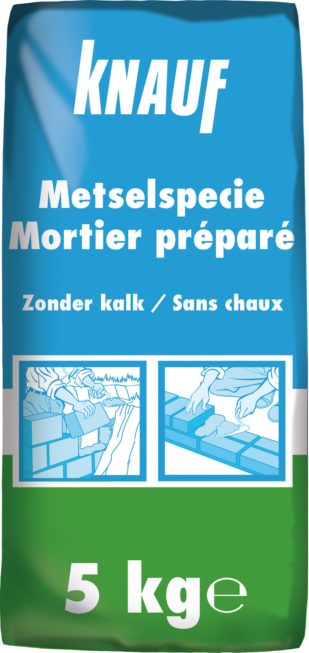 Knauf mortier prÉparÉ 5 kg eur/pc