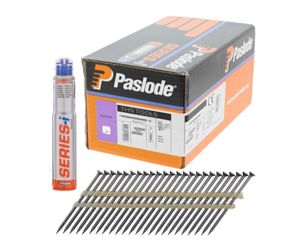 Pasl nailscrew im90xi 75x2,8+gaz zingue 1250pcs/paq eur/paq