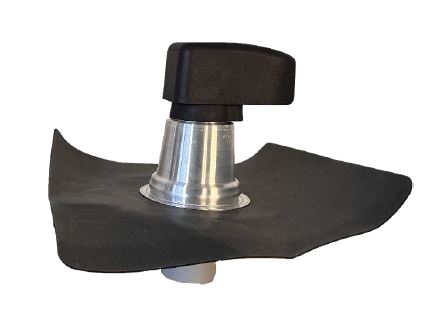 Elevate passage cable double paroi 125mm avec bavette autocollante eur/pc