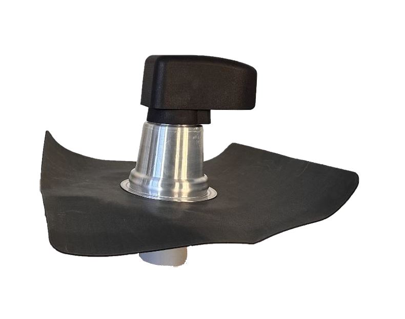 Roof passage cable double paroi 125mm avec bavette roofing eur/pc