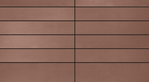 Tectiva te40 8mm 2,50x1,22 rouge terra 3,05m2 bords rectifies eur/m2
