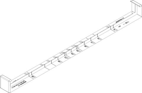 DP 1155 RACCORD 500MM 0003 BLANC SIGN