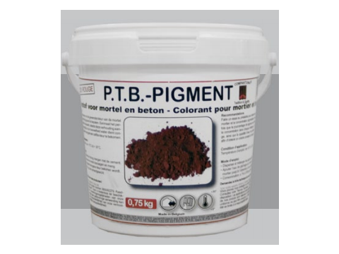 Ptb pigment (cementpoeder)  zwart 0,75kg/bus
