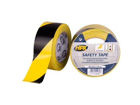 Hpx safety tape g/z 50mm x 33m