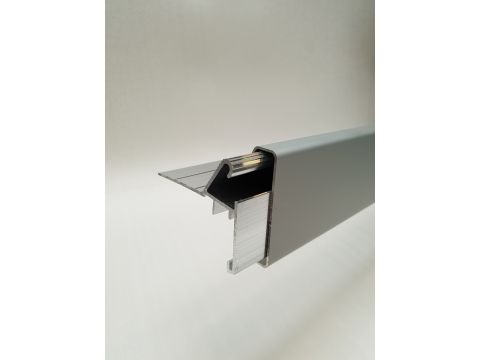 Alu rive toit clips non firg couvre-joint anod 3m/pc eur/mc