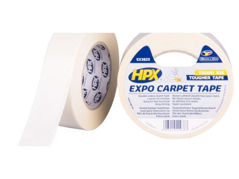 Hpx expo carpet tape blanc 38mmx25m