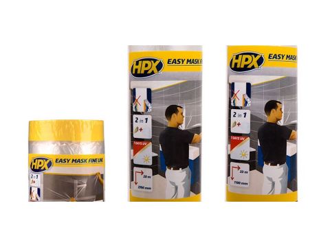 Hpx easy mask film mask tape gold 550mmx33m