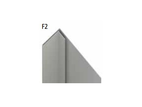 Zinc vm f2  anthra profil finition 3m/pc 220020618