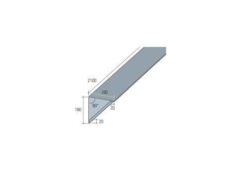 Ji roof pro angle droit 45333 2,15m 8019 <br />production modde heule