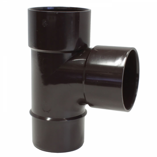 Embranchement-t brun 100 mm eur/pcs