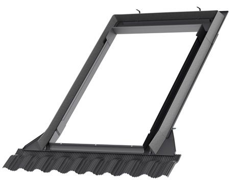Velux raccordements edw 2000 sk01 pro+ y compris le cadre isolant bdx et la collerette de sous-toiture bfx