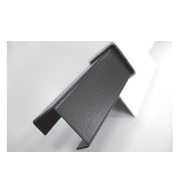 Cedral click piece de jonction coin ext alu noir eur/pc