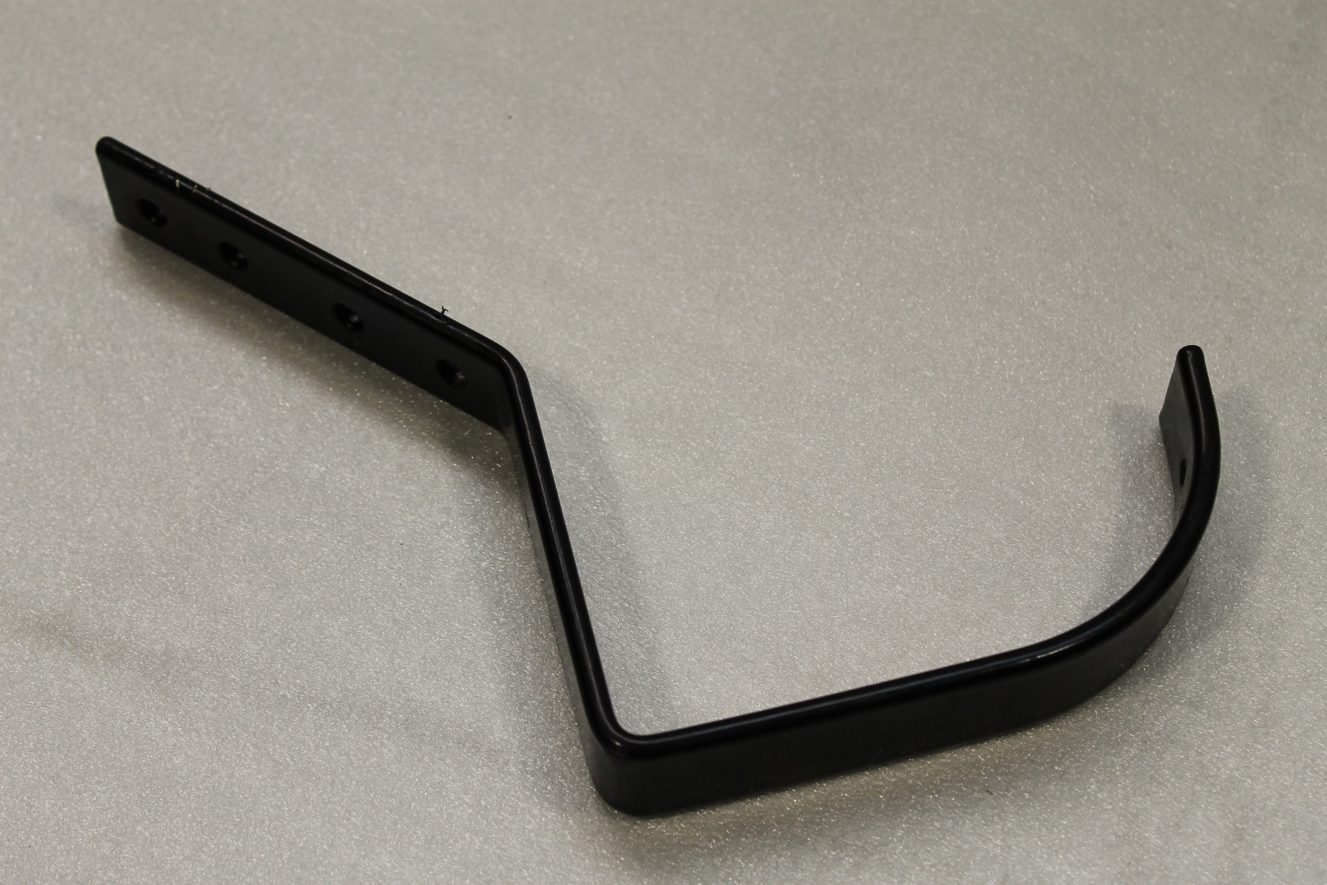 Zinc vm crochet anthracite demi-rond droit 360/450 + queue + trou 25pcs/bt eur/pc 220030586