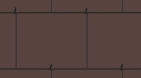 Alterna ardoise 60/32 st brun havane 2cc sans trous - deux coins coupes 12pcs/paq eur/pcs