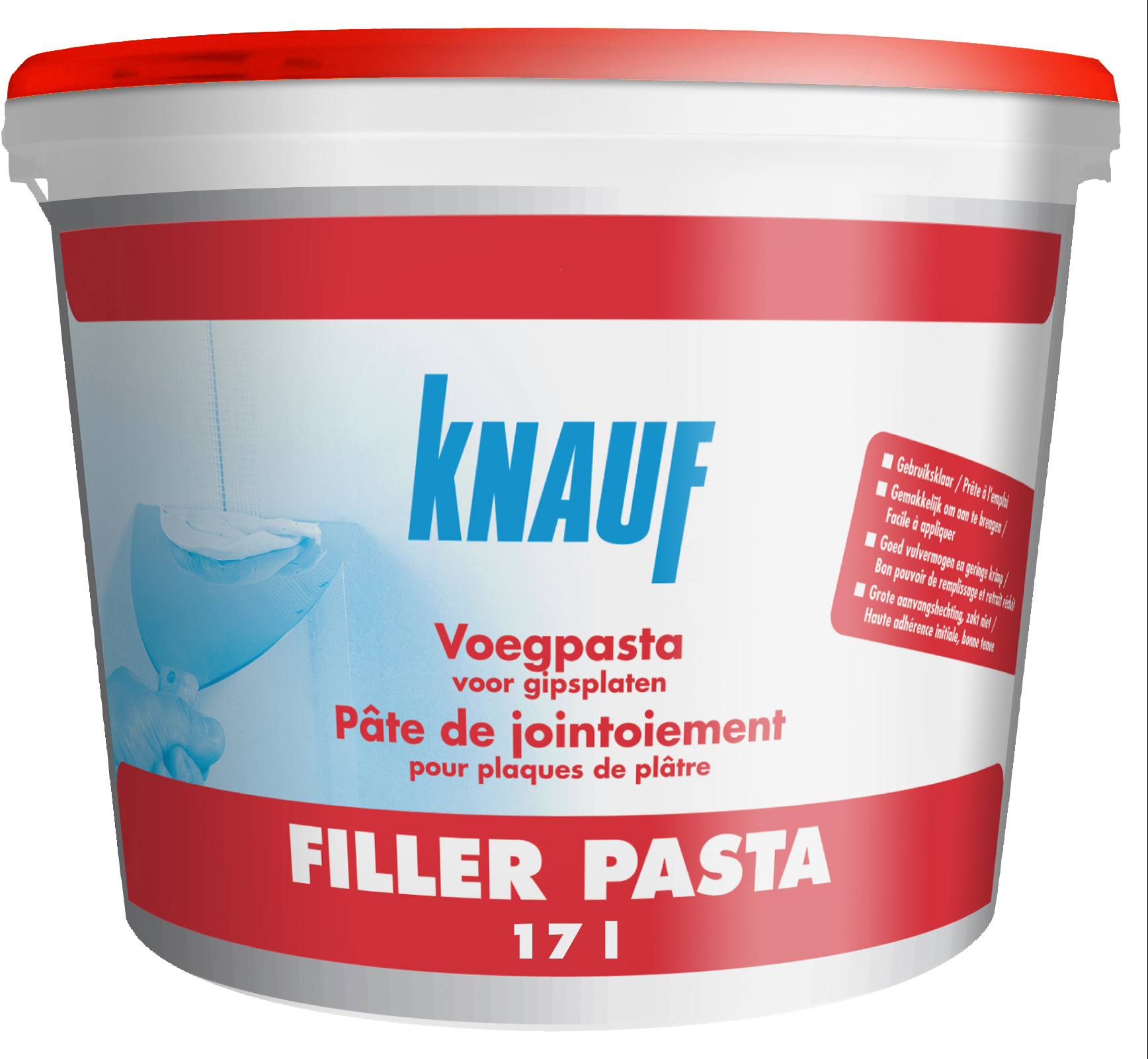 Knauf filler pasta 17l eur/pc