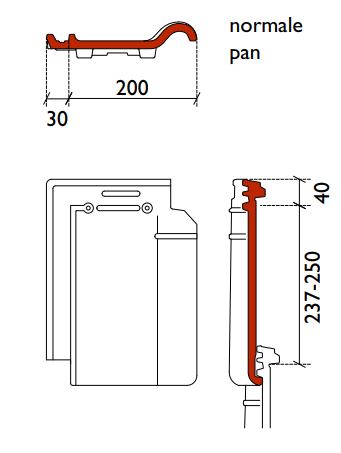 Lf postel 20 tuile ardoise