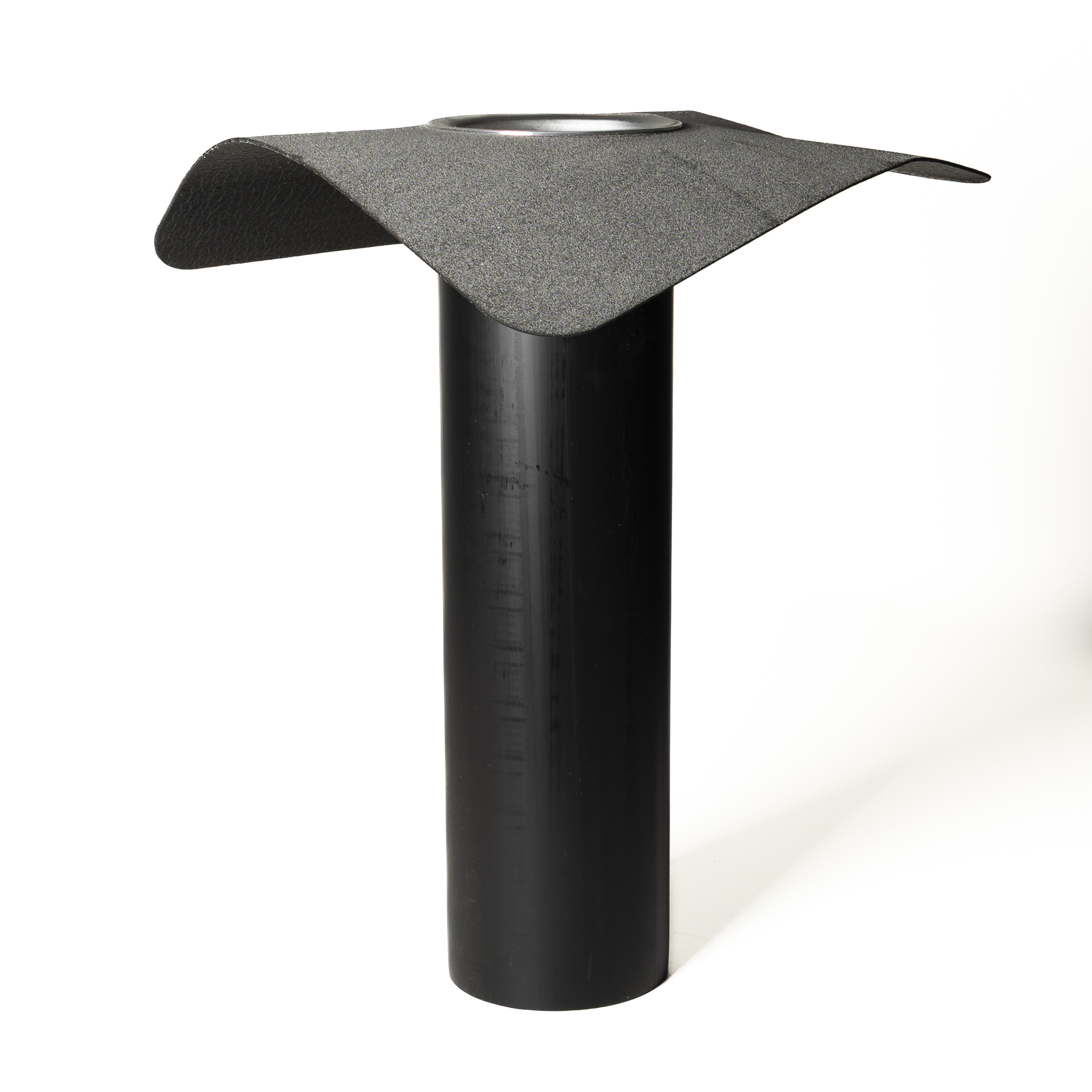 Roof avaloir pe dia 125 l 60cm + bavette roof eur/pc