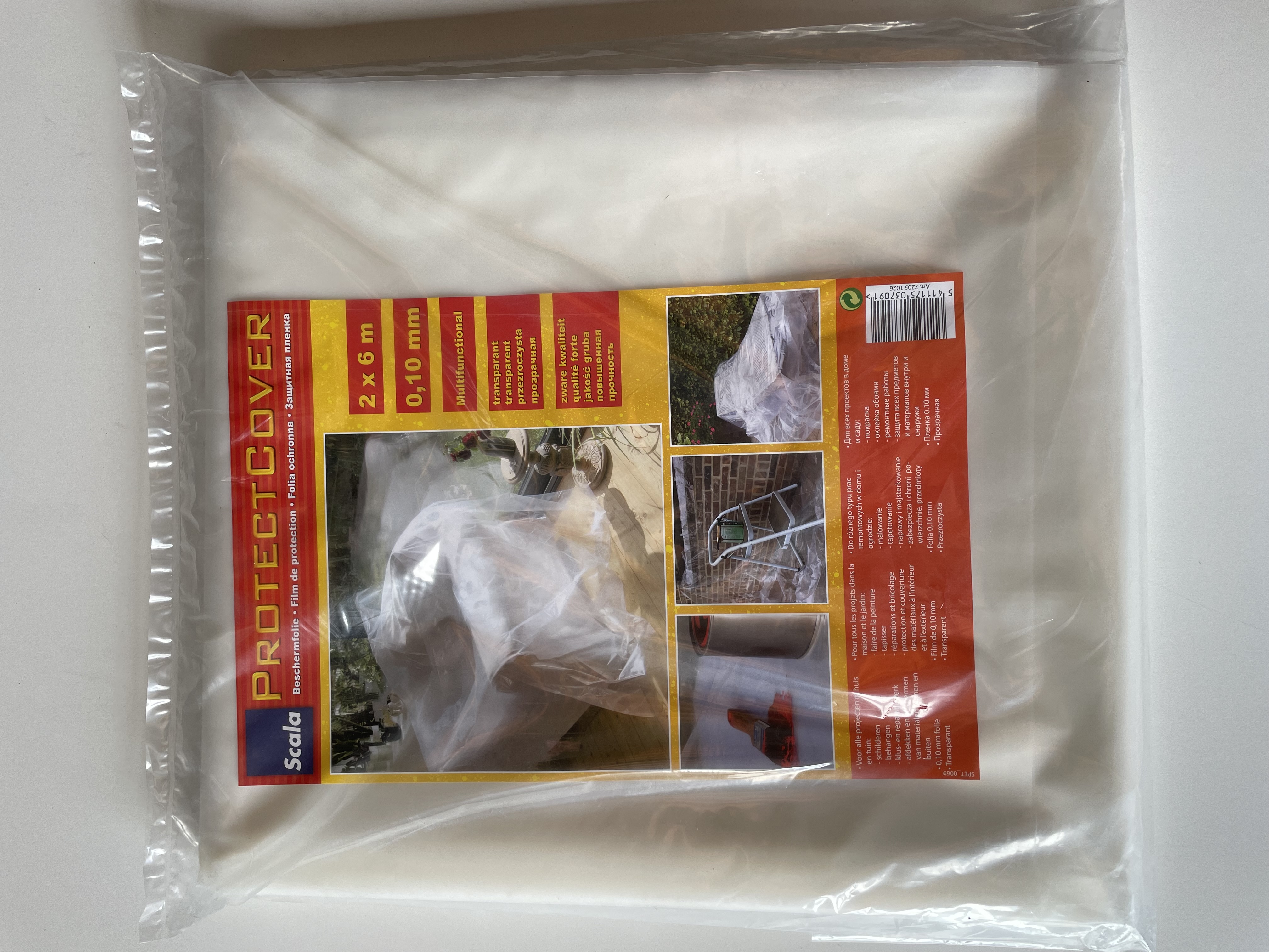 Scala feuille plastic 2x6 010 eur/pc