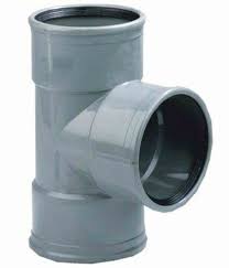 Embranchement-t gris 100 mm eur/pcs