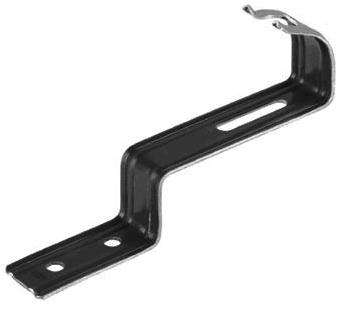 Crochet de fait en alu sneldek noir 50pcs/bt eur/bt